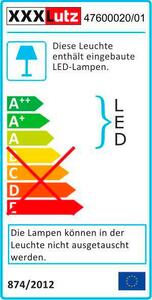 STOJACÍ LED LAMPA, 21/128 cm Novel - Stojací lampy