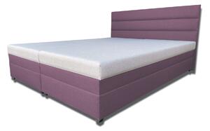 Manželská postel 160 cm Rebeka (s pružinovými matracemi) (fialová). 1030916