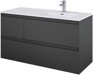 Elita Split skříňka 120x45.8x63.5 cm pod umyvadlo závěsná antracitová RE012005156010