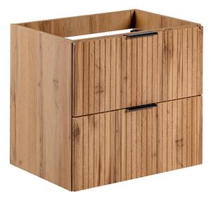 COMAD ADEL OAK 82-60-B-2S - Koupelnová skříňka pod umyvadlo ADEL 57x60,2 cm dub