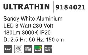Moderní lustr Ultrathin 25 bílé