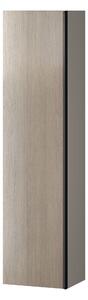 Cersanit Virgo skříňka 40x30x160 cm boční závěsné šedá-dub S522-035