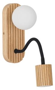 Brilagi - Nástěnná lampa MODERN WOOD 1xG9/5W/230V + 1xGU10/8W dřevo