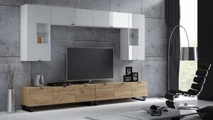 Závěsný televizní stolek MODERN - 150x40x35 cm - s madly
