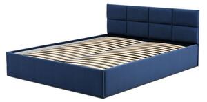 Čalouněná postel MONOS bez matrace rozměr 160x200 cm Namořnická modrá