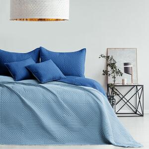 AmeliaHome Přehoz na postel Softa sv. modrá, modrá, 220 x 240 cm
