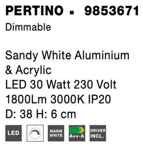 Stropní svítidlo LED se stmíváním Pertino A 38 bílé