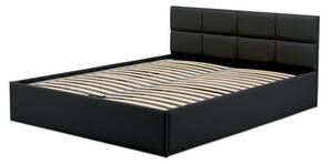 Čalouněná postel MONOS II bez matrace rozměr 140x200 cm - Eko-kůže Bílá eko-kůže