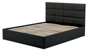 Čalouněná postel TORES II bez matrace rozměr 140x200 cm - Eko-kůže Bílá eko-kůže