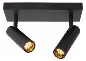 Lucide 22974/02/30 - Bodové svítidlo GRADO 2xGU10/8W/230V černá