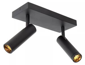 Lucide 22974/02/30 - Bodové svítidlo GRADO 2xGU10/8W/230V černá