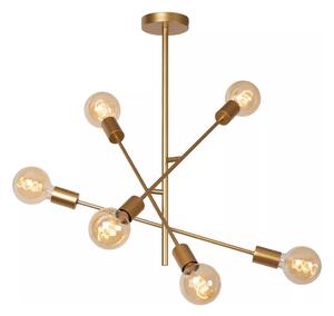 Lucide 21119/06/02 - Lustr na tyči LESTER 6xE27/40W/230V
