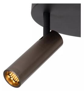 Lucide 22974/13/15 - Bodové svítidlo GRADO 3xGU10/12W/230V hnědá/černá
