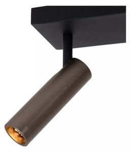 Lucide 22974/02/15 - Bodové svítidlo GRADO 2xGU10/8W/230V černá/hnědá