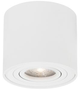 Bílé kovové bodové světlo Nova Luce Gozzano 8 cm