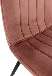 Jídelní židle Shaista (tmavě růžová). 1071219