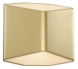 LA 151713 VÝPRODEJ CARISO 2 nástěnná perleťová zlatá 230V/500mA LED 7.6W 3000K - BIG WHITE (SLV)