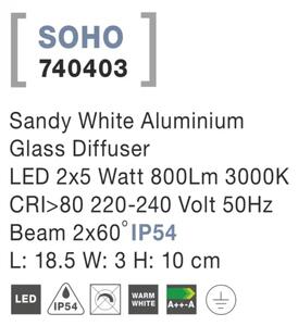 Venkovní LED svítidlo Soho 18.5 bílé