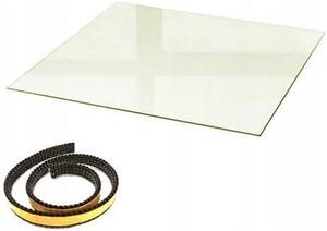 Krbové sklo 245 × 265 mm – samočisticí sklo s pyrolýzou, leštěné sklo do krbu, pohledové sklo pro krb | 24,5 × 26,5 cm