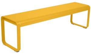 Žlutá kovová lavice Fermob Bellevie 161 cm