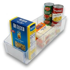 Usporadejto.cz Úložný box, ideální do spíže, s etiketou + 2 přepážky, BITO, 40x13cm