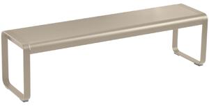 Muškátově šedá kovová lavice Fermob Bellevie 161 cm