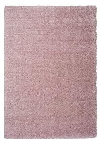 Růžový koberec Universal Floki Liso, 80 x 150 cm