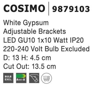 Podhledové svítidlo Cosimo 2A bílé
