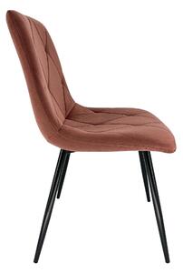 Jídelní židle Saskia (tmavě růžová). 1071229