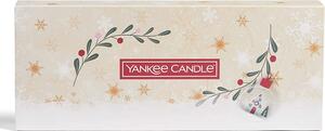 Yankee Candle Dárková sada: 10x čajová svíčka a 1x svítník 10x 9,8g