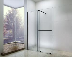 Sprchová zástěna se dveřmi Rea CORTIS 120 cm - černá