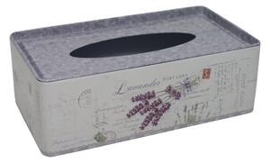 Plechová krabička na tissue Levandule 2000114