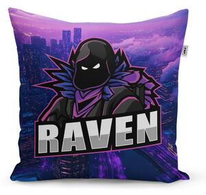 Sablio Polštář FORTNITE RAVEN Steampunk město - 40x40 cm