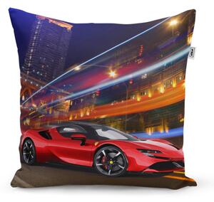 Sablio Polštář Ferrari na ulici - 60x60 cm