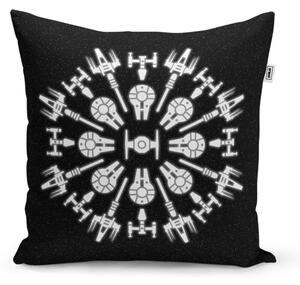 Sablio Polštář Star Wars Vesmírné lodě - 40x40 cm
