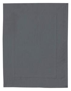 Antracitově šedá bavlněná koupelnová předložka Wenko, 50 x 70 cm