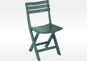 ProGarden Židle skládací BIRKI zelená