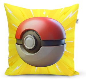 Sablio Polštář Pokemon ball Exploze - 40x40 cm