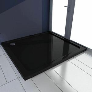 Sprchová vanička Rea SAVOY 80x100x6 cm + sifon - černá