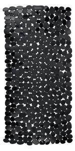 Černá protiskluzová koupelnová podložka Wenko Paradise, 71 x 36 cm