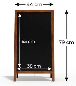 Allboards, Reklamní v áčko s křídovou tabulí 78x44 cm PK63