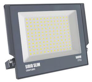 CENTURY REFLEKTOR LED SIRIO SLIM ČERNÝ 100W 4000K 9000Lm 110d 270x29x230mm IP66 CEN SRS-1009540