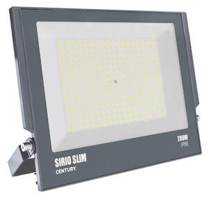 CENTURY REFLEKTOR LED SIRIO SLIM ČERNÝ 200W 4000K 18000Lm 110d 366x34x303mm IP66 CEN SRS-2009540