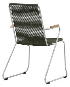 Jídelní židle Bois, 2ks, zelená, 60 x 63 x 93