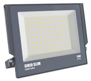 CENTURY REFLEKTOR LED SIRIO SLIM ČERNÝ 70W 4000K 6300Lm 110d 270x29x230mm IP66 CEN SRS-709540