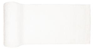 Makro Abra Běhoun Shaggy DELHI 7388A Jednobarevný bílý Šíře: 60 cm