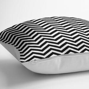 Černo-bílý povlak na polštář s příměsí bavlny Minimalist Cushion Covers Stardust, 45 x 45 cm