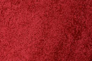Makro Abra Běhoun Shaggy DELHI 7388A Jednobarevný červený Šíře: 70 cm