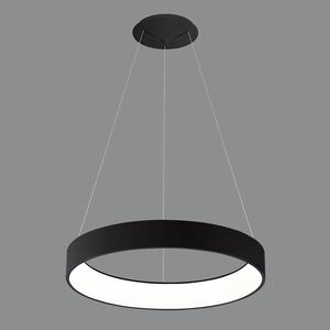 ACB Iluminacion Zavěsné LED svítidlo DILGA, ⌀ 90 cm, 126W, CRI90, CCT switch 2700-3000K Barva: Černá, Stmívání: ON/OFF