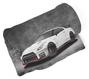 Sablio Deka Nissan GTR 35 Šedý - 150x120 cm